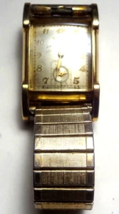 1940s Precision GRUEN 10k GOLD FILL 21 JEWLEED Veri-Thin WRISTWATCH-NEEDS STEM - Bild 1 von 11
