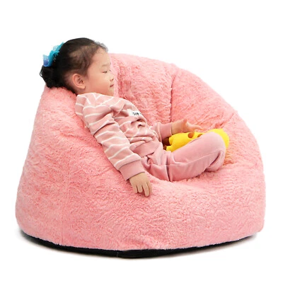 N&V Kids Bean Bag Chair, Girls & Boys Bean Bag Sofa Foam Filler, Kids Sofa Chair - Image 1 of 4