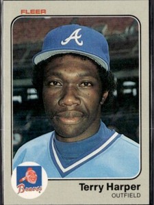 1983 Fleer Terry Harper Atlanta Braves #137