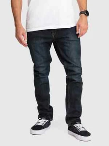 Volcom Vorta Regular Rise Slim Fit Straight VBL Stretch Jeans A1912302 Size: 34 - Picture 1 of 6