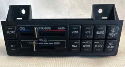 1997 BUICK LESABRE CONTROLE DE AQUECEDOR USADO FABRICANTE DE EQUIPAMENTO ORIGINAL - Imagem 1 de 3