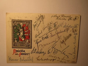 Nürnberg - Technische Verbindung Amicitia - Karte ca. 1950er Jahre / Studentika - Bild 1 von 1