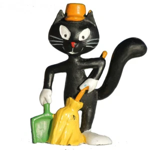 Figurine PVC vintage Haribo Katinchen balayeur Schleich - Foto 1 di 2