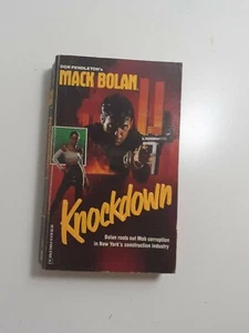 Knockdown Mack Bolan By Don Pendleton 1990 paperback fiction novel - Picture 1 of 2