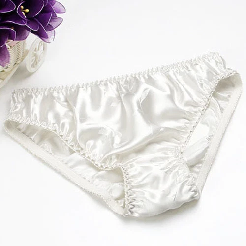 Womens Pure Silk Briefs Knickers Daily Underwear Hipsters for Waist 26" - 36" xl - Image 1 of 1