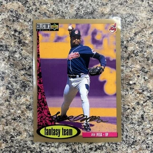 1996 Upper Deck Collector's Choice Fantasy Team Gold Foil Signature Jose Mesa - Picture 1 of 2