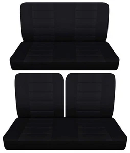 Se adapta a Buick Special 1950 sedán de 2 puertas delanteras 50-50 superiores y fundas de asiento traseras sólidas - Imagen 1 de 1
