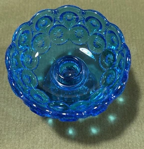 Moon and Stars Blue Glassware - Picture 1 of 7