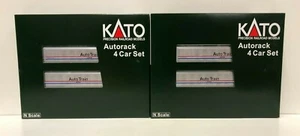 KATO 106-5507, 106-5508 Autorack Amtrak Phase III 4 Car Set #1, #2 N scale - Picture 1 of 2