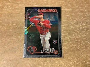 2024 Topps 582 Montgomery Club Exclusive Foil Jordan Lawlar Rookie #451 Arizona - Picture 1 of 2