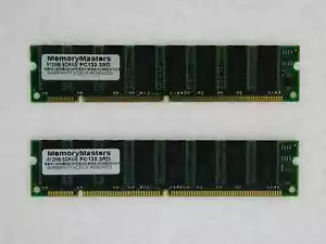 1GB KIT SDRAM PC 133 SDR SD MEMORY RAM PC133 168PIN NONECC PC DESKTOP RAM - Picture 1 of 1