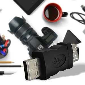 USB 2.0 Type A Male to Firewire IEEE 1394 6 Pin Female Adaptor Plug Convertor/ - Picture 1 of 11