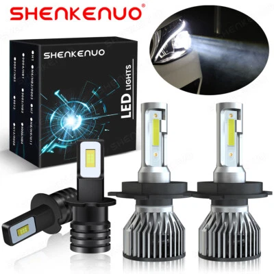 For Isuzu Rodeo 2000-2004 White LED Headlight High/Low 9003 + H3 Fog Light Bulbs - Image 1 of 4