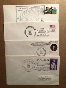 4 DIVERSE COPERTINE RELATIVE ZEPPELIN - Foto 1 di 5