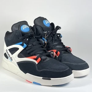 Reebok Pump Omni Zone II 2 Rec Center Mens Size 13 Black Chalk Off White HR0504 - Picture 1 of 10