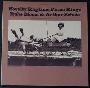 NOVELTY RAGTIME PIANO KINGS RUBE BLOOM & ARTHUR SCHUTT -1980 FOLKWAYS RBF 41 LP  - Picture 1 of 4