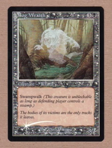 Magic The Gathering - Bog Wraith - 7a Edición - Poco Común EX/NM - Lámina Tarjeta Única - Imagen 1 de 2