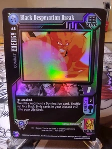 DBZ CCG DRAGON BALL Z GT BLACK DESESPERATION BREAK #168 RARO PUNTAJE PLANO 2004 - Imagen 1 de 2