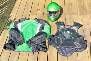 SEDICI STRADA II MOTORCYCLE HELMET XXXL Joe Rocket Lime Jacket Stryker Vest Lot - Picture 1 of 24