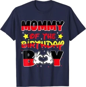 Mom and Dad Mommy Of The Birthday Boy Family Matching Mouse T-Shirt - Picture 1 of 4