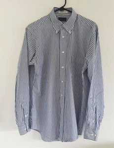 Chas Reed & Co. Men's Blue Single Needle Long Sleeve Button Down Shirt Size Med - Picture 1 of 7