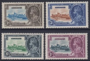 Gibraltar - 1935 Silver Jubilee Set SG 114/17 MH Cv £ 28 [E8158] - Bild 1 von 2
