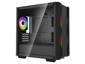 Deepcool CC360 ARGB Tempered Glass mATX Case - Black R-CC360-BKAPM3-G-1 - Picture 1 of 14