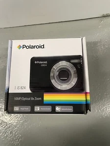Polaroid iS824 16 Mega Pixel 8x Optical Zoom 1080p HD Camera - Plus Bag +sd Card - Picture 1 of 13