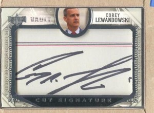 Corey Lewandowski 30 2022 Decision Vault Cut Signature - Autograph Auto