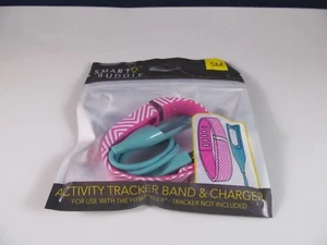 Smart Buddie Activity Tracker Band and Charger New - PINK & WHITE SMALL - Picture 1 of 3
