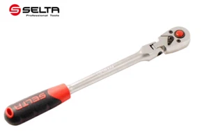 Selta Taiwan 1/2" Dr 72T 285mmL Flex Flexible Reverse Head Socket Ratchet Handle - Bild 1 von 5