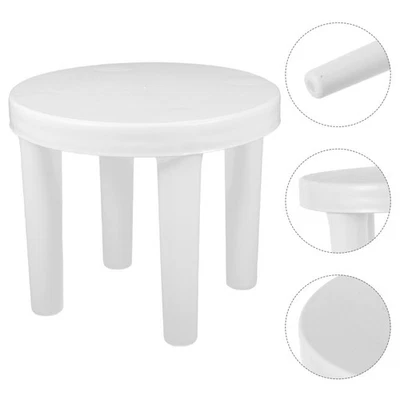  2 PCS Tragbarer Hocker Kunststoff Plastikhocker Anti-Schlupf-Stuhl - Bild 1 von 4
