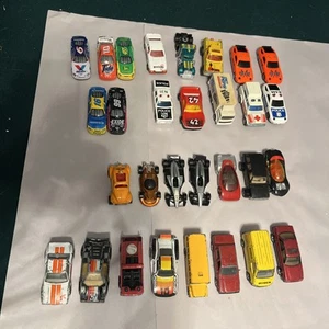 Vintage Matchbox, Hot Wheels Majorette, Racing Champions Lot Of 30 Mixed - Picture 1 of 11