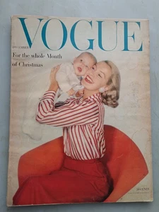 Vogue Magazine - December 1956 Issue - Christmas - Picture 1 of 3