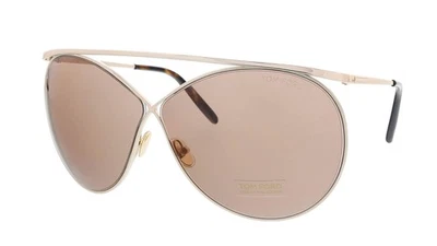 Gafas de sol Tom Ford FT0761 28Y doradas redondas Stevie Foto 1 de 4