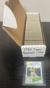 1980 Topps Baseball Complete Set Cards 1-726 NM Rickey Henderson RC (D) - Bild 1 von 4