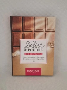 Bourjois 55 Delice De Poudre Duo Contouring Powder Bronzer Highlighter Sealed x1 - Picture 1 of 6