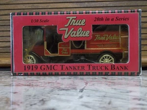 Ertl True Value Hardware 1919 GMC Tanker Truck Bank 1/30 - Picture 1 of 5