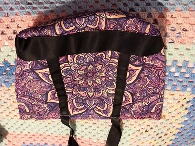 Brand New Flower Handbag In Pink And Purple Excellent Bag - Image 1 of 4