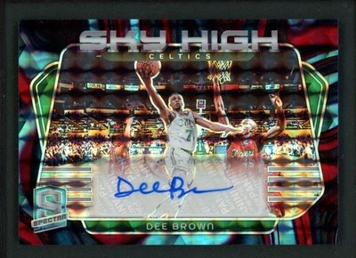 2023-24 DEE BROWN 63/75 AUTO PANINI SPECTRA SKY HIGH AUTOGRAPHS - Image 1 of 2
