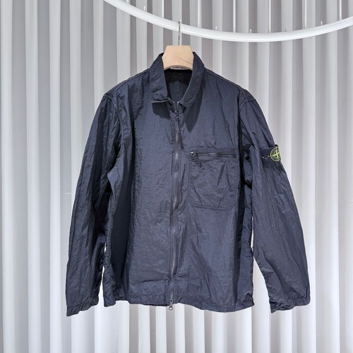 Sopracamicia Stone Island nylon nero patch 2XL 136191607