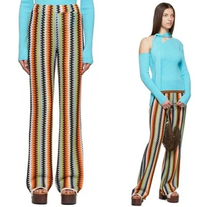 Pantaloni lounge ANDERSSON BELL Marta in maglia all'uncinetto multicolore taglia IT36/XXS - Foto 1 di 15