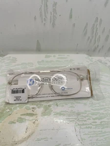 MODERN OPTICAL THOMAS MEN'S METAL EYEGLASSES 56-18-140 GOLD - Picture 1 of 4