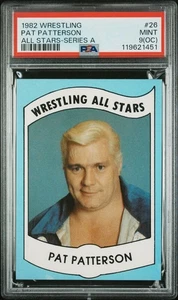 PAT PATTERSON 1982 WRESTLING ALL STARS SERIES A ROOKIE CARD #20 PSA 9 (OC)RC WWE - Picture 1 of 3