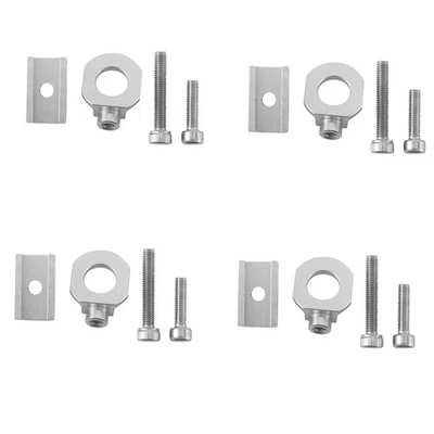 4X Bike Chain Tensioner Adjuster Aluminum Alloy  Fastener Bolt Single Speed1085 - Imagen 1 de 4