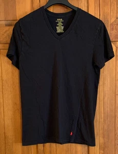 Men's POLO Ralph Lauren Short Sleeve Black Cotton T-Shirt Tag Size M Classic Fit - Picture 1 of 3