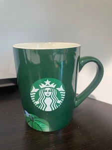 Taza de café Starbucks 10 oz Hello Pumpkin verde otoño - Imagen 1 de 6