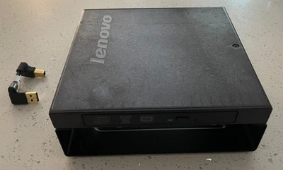 (11) Lenovo ThinkCentre Tiny PC External USB DVD-RW M93P w/ M73 Mounting Bracket - Image 1 of 3