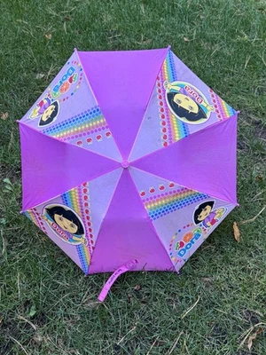 Paraguas rosa para niños Dora The Explorer años 2000 ¡funciona! Paraguas para niños pequeños  Foto 1 de 4