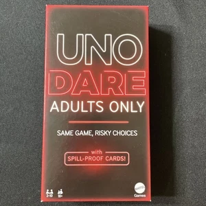 UNO DARE Gioco di Carte Edizione Solo Adulti - Stesso Gioco / Scelte Rischiose  - Foto 1 di 4